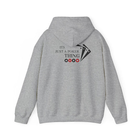 Poker Vibes Unisex Hoodie - Feeling Lucky Graphic Sweatshirt