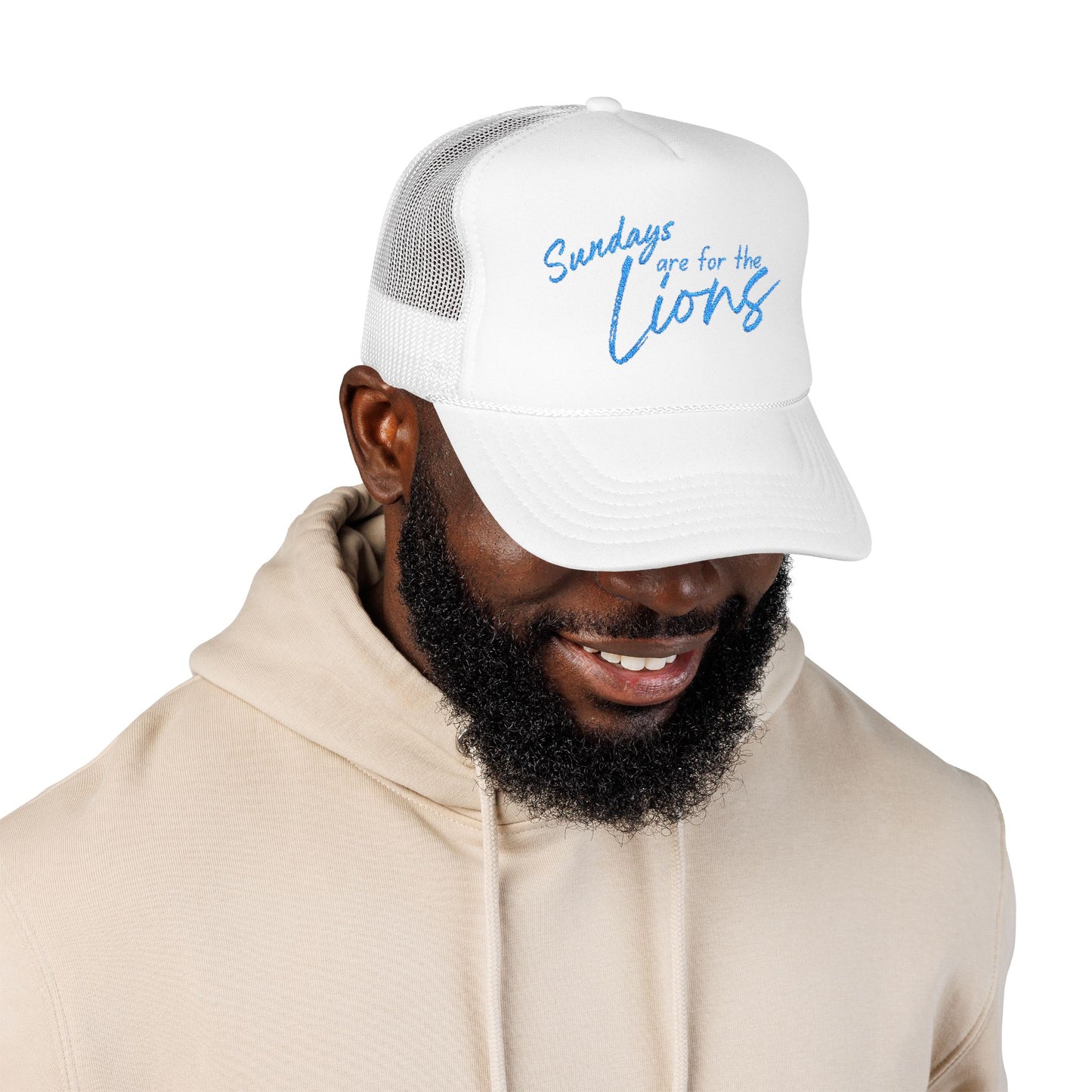 Sundays Are for the Lions Foam Trucker Hat