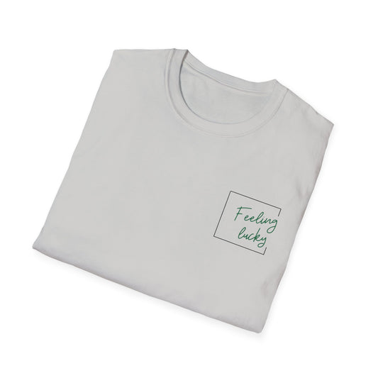 Feeling Lucky Unisex Softstyle T-Shirt - Motivational Tee for Everyday Inspiration