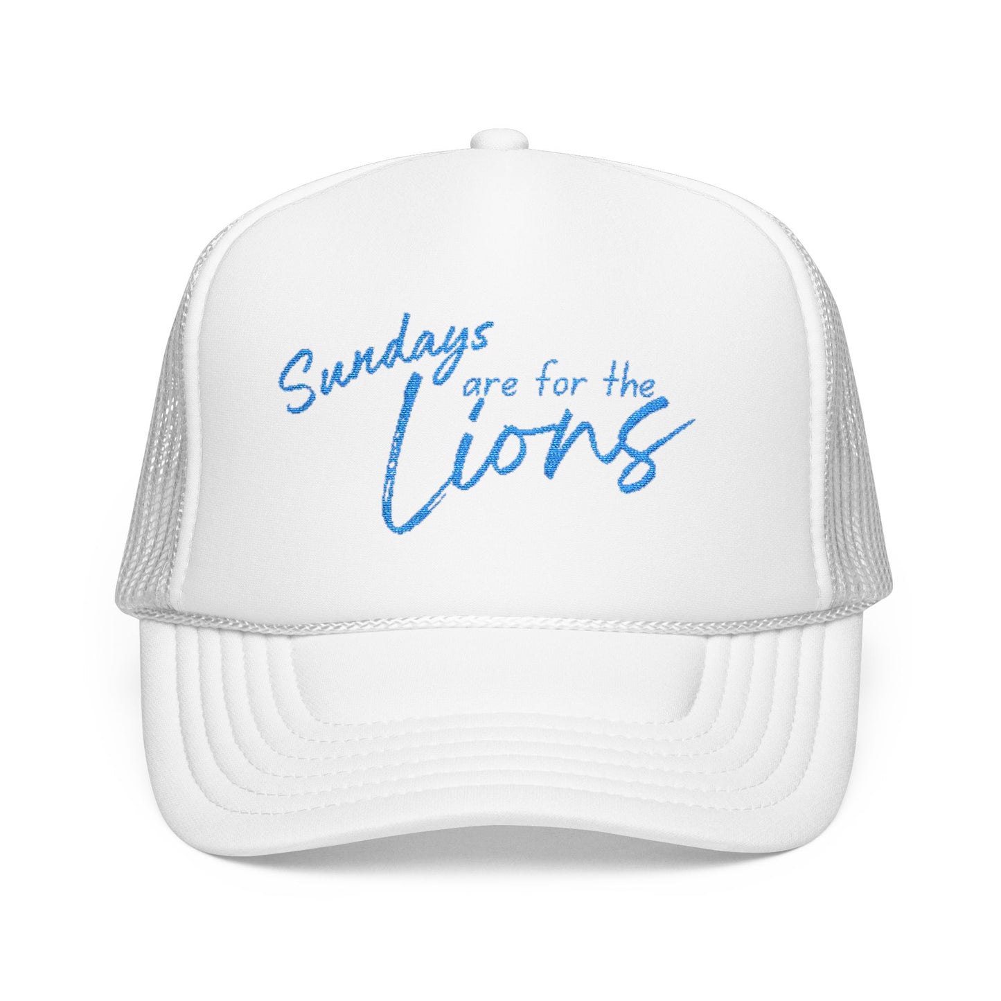 Sundays Are for the Lions Foam Trucker Hat