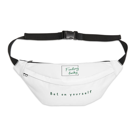 Large Fanny Pack - "Bet on Yourself" - Stylish and Functional Waist Bag for Adventurers