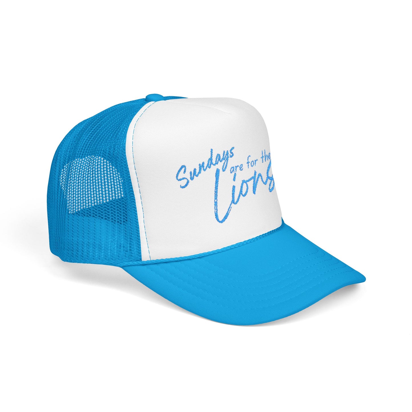 Sundays Are for the Lions Foam Trucker Hat