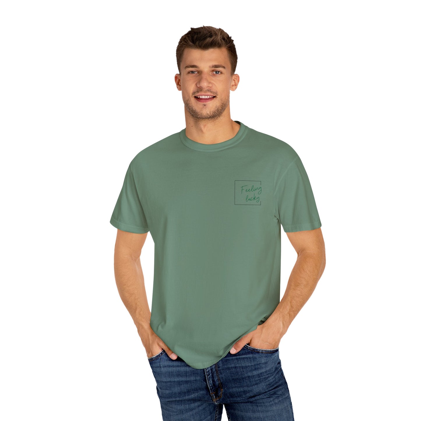 Feeling Lucky Gamble T-Shirt | Unisex Garment-Dyed Tee for Gamblers