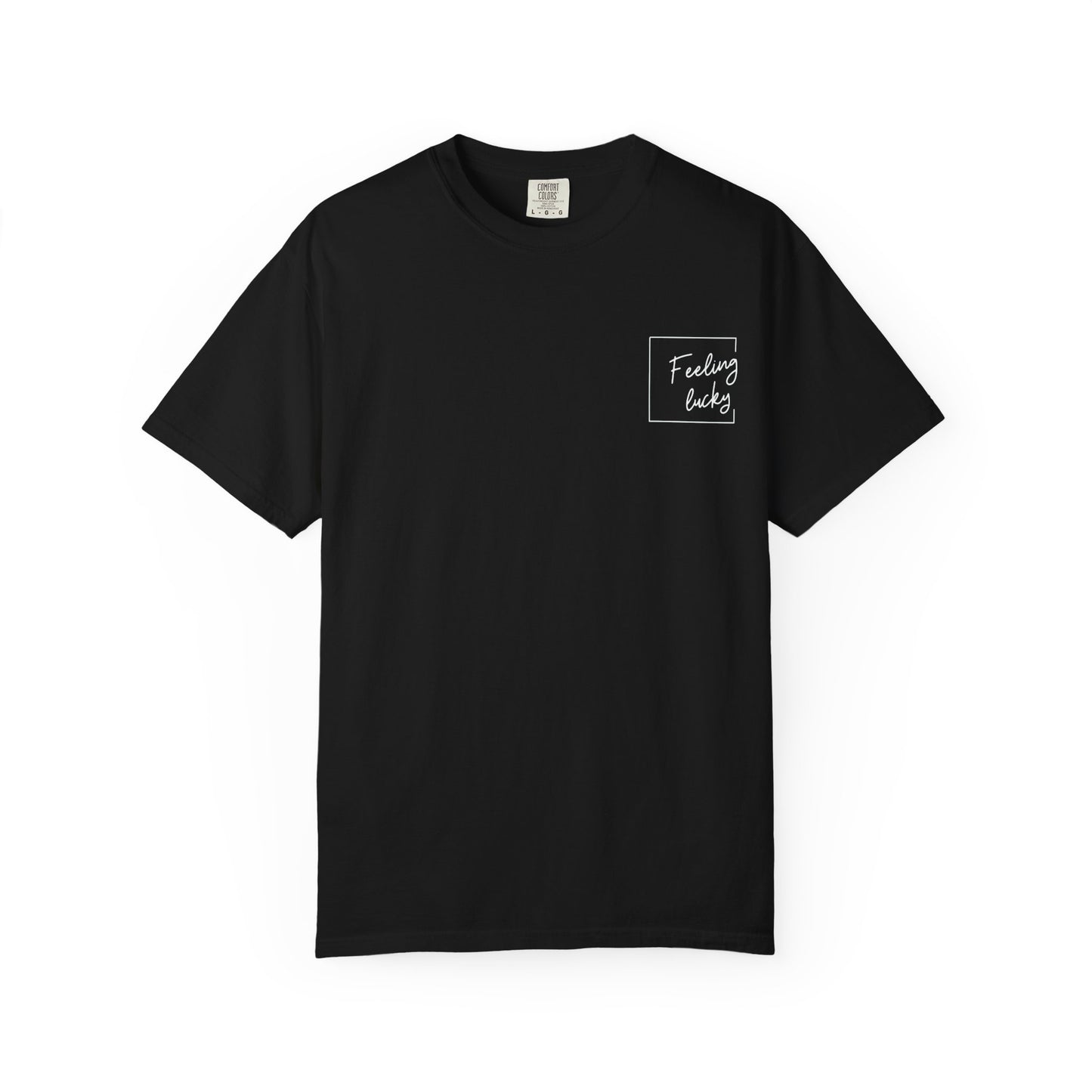 Poker Strategy T-Shirt — GTO Game Theory Map Tee (Feeling Lucky)