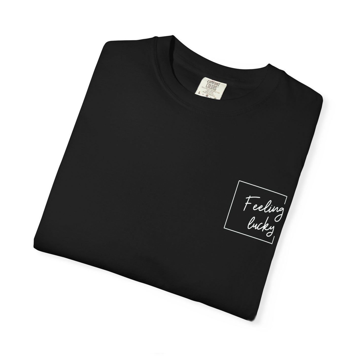 Poker Strategy T-Shirt — GTO Game Theory Map Tee (Feeling Lucky)