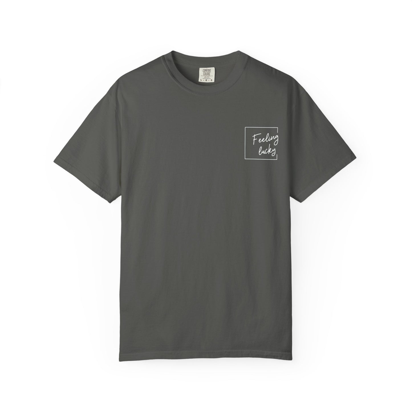 Poker Strategy T-Shirt — GTO Game Theory Map Tee (Feeling Lucky)