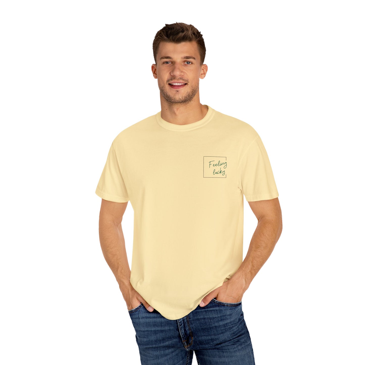 Feeling Lucky Gamble T-Shirt | Unisex Garment-Dyed Tee for Gamblers