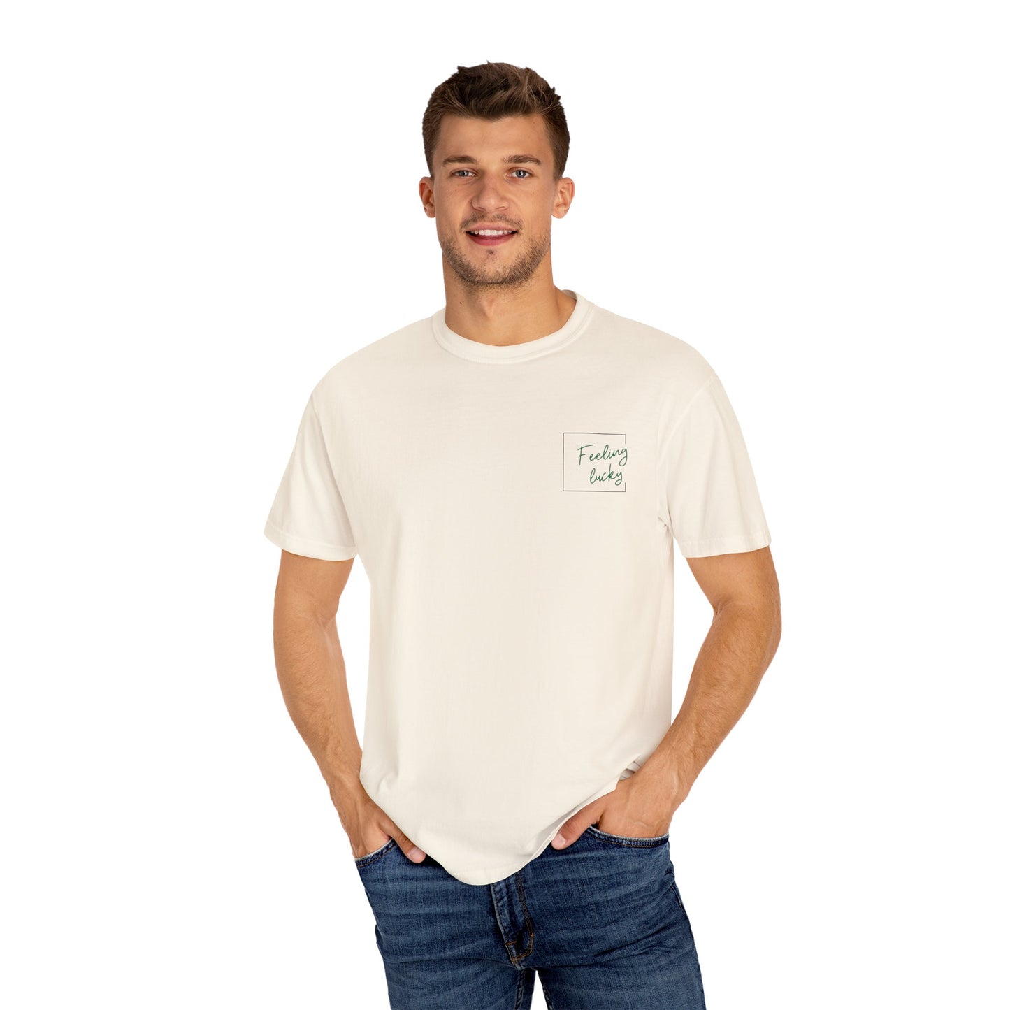 Feeling Lucky Gamble T-Shirt | Unisex Garment-Dyed Tee for Gamblers