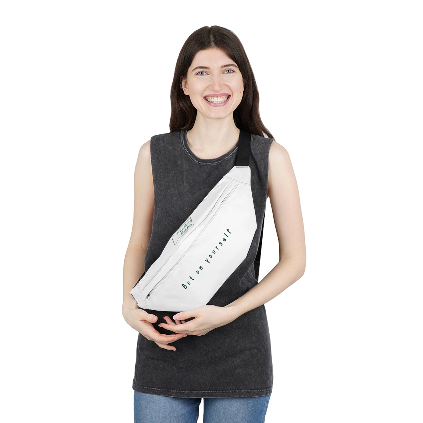 Large Fanny Pack - "Bet on Yourself" - Stylish and Functional Waist Bag for Adventurers