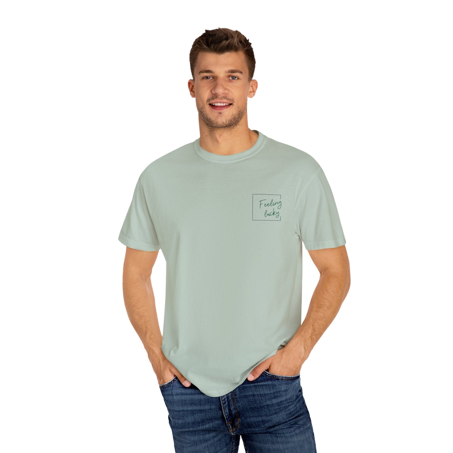 Feeling Lucky Gamble T-Shirt | Unisex Garment-Dyed Tee for Gamblers