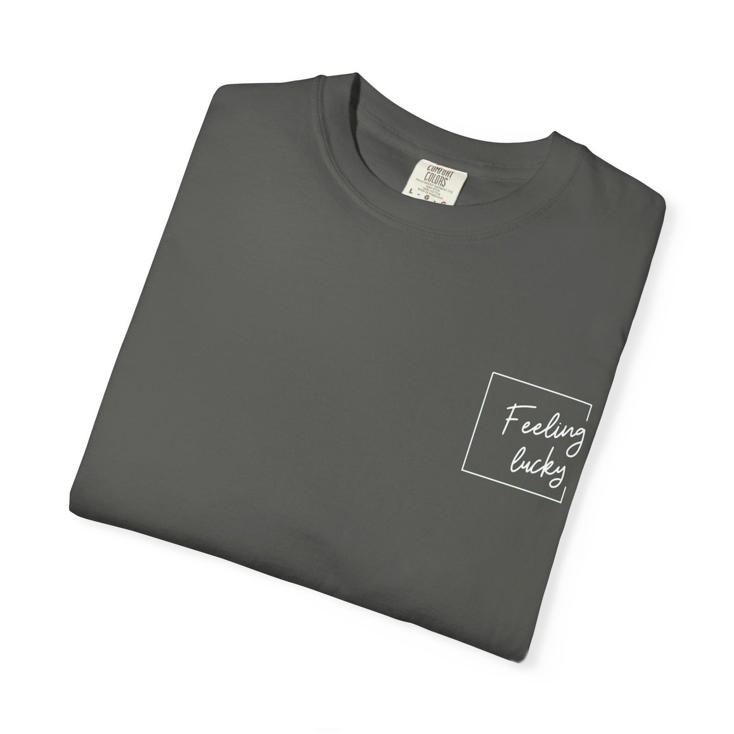 Poker Strategy T-Shirt — GTO Game Theory Map Tee (Feeling Lucky)
