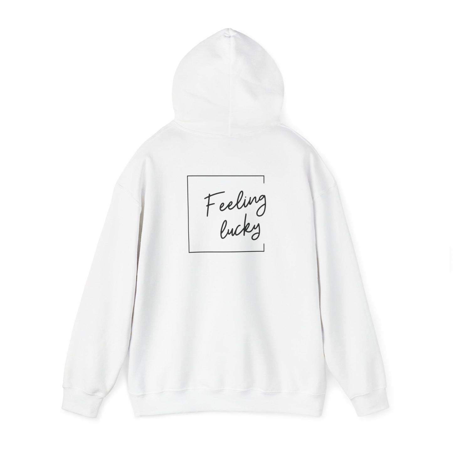 Feeling Lucky Hoodie - Unisex Heavy Blend Sweatshirt for Everyday Comfort